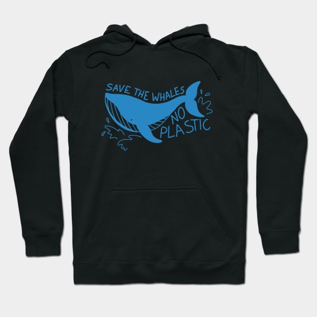 Save The Whales Hoodie by valentinahramov